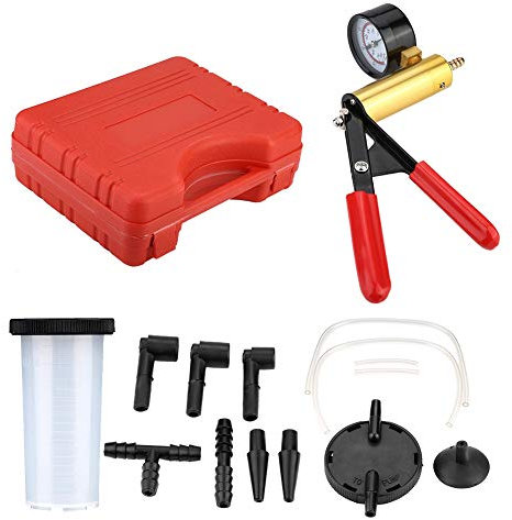 Pompa a vuoto manuale Set Mighty Back Handy Vacuum Pump Brake Bleeding Vehicle Maintenance Tool 0-760mm Hg Vac