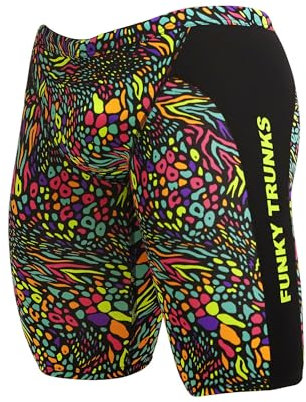Funky Trunks Spot Me Jammer Badehose Herren Chlorresistent, schnelltrocknend und eine Lange Lebensdauer, Größe:3