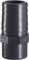 HAF® 1x PVC Druckschlauchtülle mit 50mm Klebestutzen x 50mm Schlauchtülle - Schlauchtülle aus grauem PVC-U für Poolverrohrungen und vieles mehr...Qualität: Made in Europe - Menge: 1 Stück