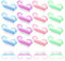 Aeaocvo 20 Stück Nagelbürste, Handbürste Mini Nail Brush mit Griff, Fingernagelbürste für Maniküre, Nagelreinigungsbürste, Peeling Reinigungsbürsten für Zehen, Nägel