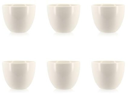 OGO LIVING - Lot 6 tasses cap 13cl en autres céramiques blanc et gris - 2614650