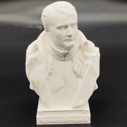 Caesar Statue Alexander Büste Statue 3D-Druck Napoleon-Figur Dschingis Khan Skulptur für Wohnzimmer Home Regal Dekor Sammlung Figur (Napoleon)