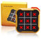 PlusBee Tic Tac Toe Electronic Game, Handheld Puzzle Console, Classic Noughts and Crosses, Family Travel Game for Educational Fun and Memory Growth, Portable for Kids