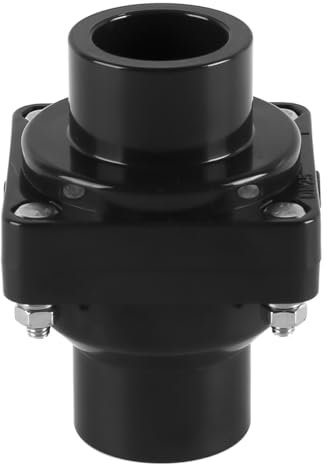 Laroal 32mm UPVC Check Valve Solvent Welded Pipe Fitting Non Return Valve for Sump Pump Sewage Filters Koi Ponds for Horizontal or Vertical Use