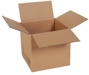 packster 225x Versandkarton Faltkarton Hermes Päckchen 156 x 156 x 162 mm Braun