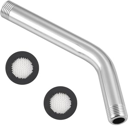 G1/2 Handheld Shower Extension Arm Stainless Steel Extra Hose Pipe Shower Head Extension Arm Adapter Home Accessories for Bathroom