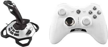 Logitech G Extreme 3D & MSI FORCE GC30 V2 WHITE Kabelloser