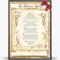Die Staffelei Glückwunschkarte zur goldenen Hochzeit Urkunde A4 / Witziges Gedicht auf hochwertigem Papier/besondere Geschenkidee
