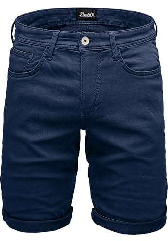 REPUBLIX Herren Jeans Short Männer Kurze Bermuda Hose Regular Fit R7039