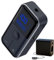 Trasmettitore e ricevitore audio senza fili, adattatore radio wireless, scheda di riproduzione HD, connettori jack da 3,5 mm, convertitore Aux, bassa latenza per altoparlanti, cuffie, dispositivi