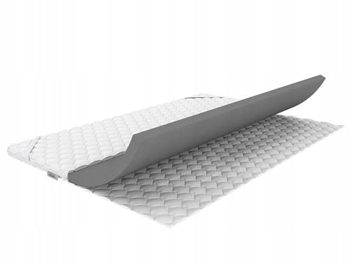 REM-Sen Matratzen Topper Soft Matratzentopper 120x180cm Höhe 5 cm Härtegrad 2 (H2) Mattress Topper aus weichem Schaumstoff/HR Kaltschaum, Dreilagige Membranhülle, Öko-Tex Zertifiziert