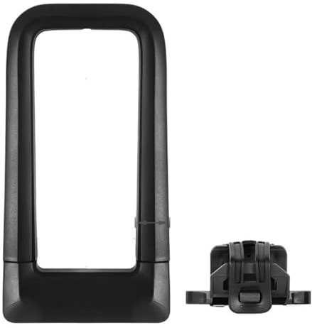 Antivol Moto Cadenas de sécurité antivol en Acier allié, Serrure en U Portable pour VTT et Moto de Route Serrure Anti-Crochetage(060 with Cable Set)