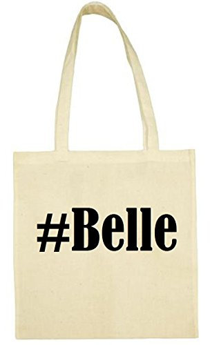 Reifen-Markt Tasche #Belle Größe 38x42 Farbe Natur Druck Schwarz