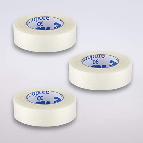 Papierklebeband Micropore Tape Wimpern Wimpernverlängerung Eyelash Extensions Lashes künstliche Wimpern (3 Rolle)
