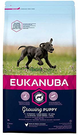 Other Eukanuba Growing Puppy Huhn für große Rassen, 2 kg, transparent