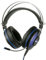 Konix Mythics Casque Gaming Filaire PS-U700 7.1 pour PS4 - Haut-parleurs 50 mm - Microphone - Câble 1,8 m - Prise USB - Noir et Bleu