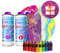 Art Pro Resina Transparente para Artistas DE 1,6 KG + Kit DE 10 PIGMENTOS NEÓN. Ideal para POUR Pintar Y RESINAR-Arte