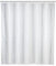 Wenko - Tenda da doccia a tinta unita, impermeabile, facile da pulire, con 12 anelli, 180 x 240 cm, colore: Bianco