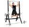 HAMMER Inspire Squat Rack – mit Klimmzugstange, Hantelständer, 7 Ablagen für die Langhantel, Langhantelablage belastbar bis 270 kg, Krafttraining Power Rack