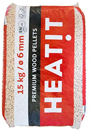 Pellets Heatit 15kg Pellets 100% Abete senza additivi