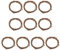 VALICLUD 10pcs Natural Grapevine Wreaths Rattan Vine Branch Wreath 10cm DIY Hanging Wreath Garland Rattan Hoops Party Home Woven Wreath Decor