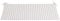 CB Home & Style Bankauflage Outdoor 120 x 40 cm Bankkissen Gartenbank Auflage wasserabweisend (Weiß-gestreift)