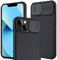 ÁRBOLORO Custodia per iPhone 13 Mini, [Protezione Fotocamera] Ultra Sottile Slide Custodia per Fotocamera Proteggi, Duro PC Case per iPhone 13 Mini - Nero