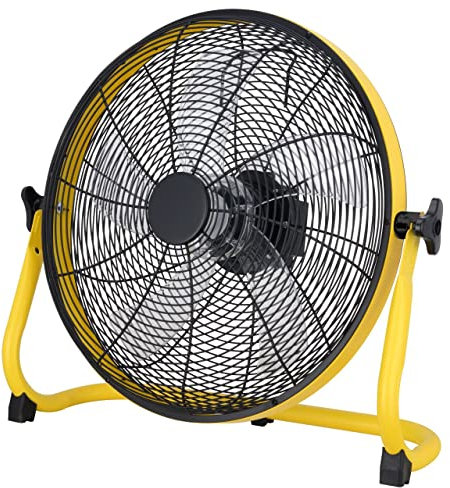 Primaster Ventilator Akku Ø 45 cm Luftkühler neigbar leise Bodenventilator
