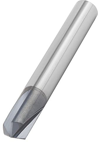 3-schneidige Fasenfräser, Wolframstahl 120° Fasenfräser zum Gravieren Fräser Bits für Aluminium- und Kupferfräser(D8*120°*60L)