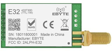 SX1278 LoRa 433MHz UART IoT Langstrecke Drahtloser Transceiver Sender Empfänger 30dbm 7,5km Modul SMA Antenne