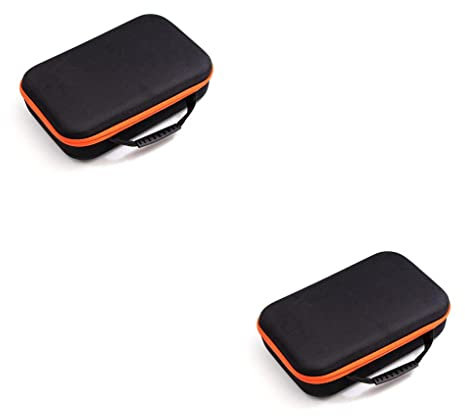 lmoikesz 2 Set of Tools Bag Oxford Cloth EVA Shock-proof Empty Storage Organizer Zipper Closure Work Pouch Reusable Outdoor Protective Case