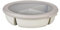 Mepal - Bol bento Cirqula 3 cases multi-usage rond - Boîte de conservation hermétique - Conserver un repas séparé - Meal prep containers & boîtes alimentaires – Nordic white