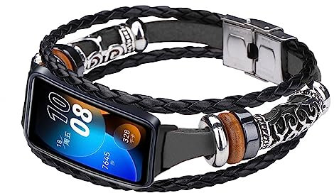 Feysentoe Bracelet pour HUAWEI band 8 Bande de Remplacement de Montre FG. (Noir)