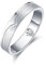 AMDXD Eheringe 950 Platin, Solitärring Elegant Kreis Diamantring, Gr.49 (15.6), Echt Goldschmuck