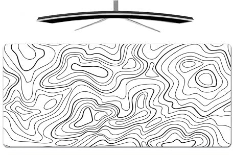 Gaming Mauspad, 800×300×3mm Tastatur Matte, Großes Schreibtischmatte Büro/Zuhause, Rutschfester Computer Mauspad, Erweitertes Tischunterlage Schreibtisch Pad für PC/Gamer/Laptop (B)