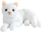 Kuscheltier Katze Lebensecht, 30cm Simulation Kurzhaar Nette Katze Puppe Flauschigen Plüsch Kätzchen Liegend Stofftier echt siamesische Katze Plüschtier Katze Plüschfiur Spielzeug für Kinder Frauen