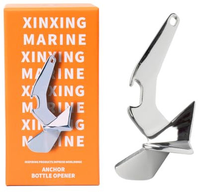 XINXING MARINE Anchor - Abridor de botellas de acero inoxidable 316 para barco, regalo para novio, réplica divertida