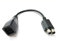 Topper - Adaptador de punta de cable de 28 cm, cable de alimentación, conector de conector Xbox 360 a Xbox 360 Slim