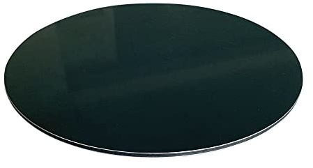 Signalétique.biz France - ROND ALUMINIUM COMPOSITE 18 CM. PLAQUE ALUMINIUM COMPOSITE RONDE 3MM. PANNEAU ROND ALU COMPOSITE NOIR. DISQUE COLORÉ ALU COMPOSITE. TÔLE RONDE ALU COMPOSITE TEINTÉ.