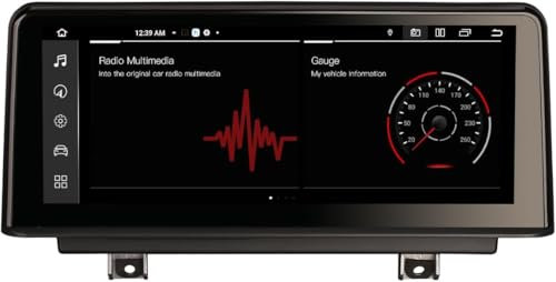 Erisin 10.25 Android 12 4GB+64GB Autoradio GPS Navi für BMW 1er F20 F21 2er F23 NBT System Unterstützt CarPlay Android Auto IPS Screen iDrive OEM Bluetooth DAB+ SWC Canbus WiFi TPMS Mirror-Link