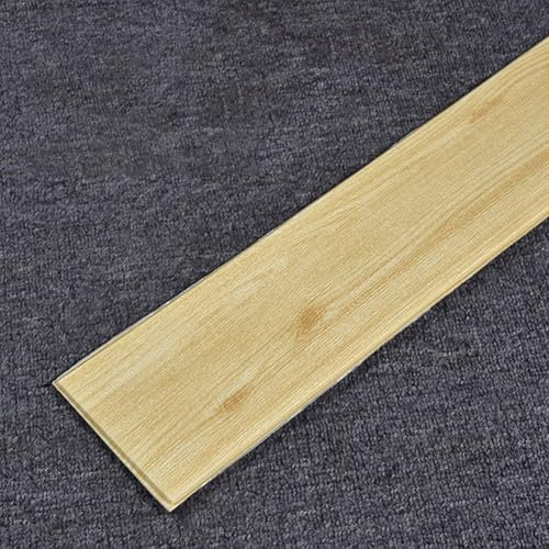 Autocollants muraux 3D en PVC pour plinthe de cuisine et salon Facile à nettoyer (grain de bois)