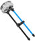 PartyKindom 1 Stück Wassertank-Taste toilettenspülung ersatzteile Toilettenknopf WC-Drucktaste Reparatur Toiletten-Doppelspülknopf Stange Tasten Toilettentaste Toilettenversorgung Abs Silver