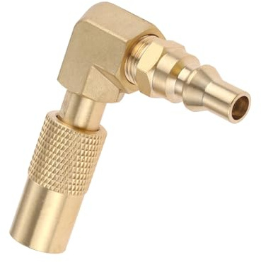 1/4' RV Quick Connect Adapter Fitting mit Winkelstück for 17 Zoll und 22 Propangas Tisch-Campinggrill
