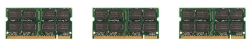 Qomcsrl 3X Memoria RAM DDR 1GB per Laptop SODIMM DDR 333MHz PC 2700 200 Pin per Notebook Sodimm Memoria
