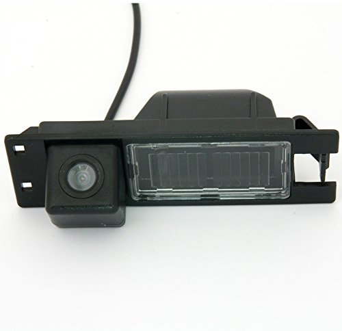 Navinio Rückfahrkamera Farbkamera Einparkkamera für Rückfahrsystem Einparkhilfe - Wasserdicht & Stoßfest für Opel Astra J Astra H/Opel Zafira B/Corsa D/Vectra C/Insignia/Vauxhall Signum