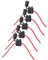 Supmico 5 X KFZ Sicherungshalter Gehäuse vergossen Flachsicherungen 16 Ga 30A Inline Wasserdichte Stecker Steckdose
