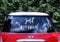 Wedding Hochzeit Autoaufkleber Day Car Sticker - Just Married, 33x45cm