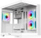 Itek Case DARK CAVE DS - Case Gaming ATX, 3 ventole da 12cm ARGB, 2x USB3, 1x Type-C, vetro temperato frontale e laterale, White Ed.