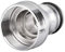 sourcing map Wasserschlauch Schnellkupplung Wasserhahn Adapter 22mm Buchse 24mm Außengewinde