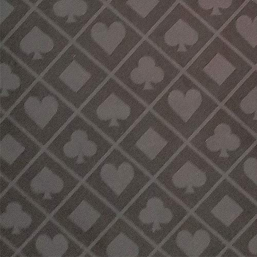 BALIKEN Poker 274 x 142 cm, zweifarbig, geeignet für Pokertische, Grau
